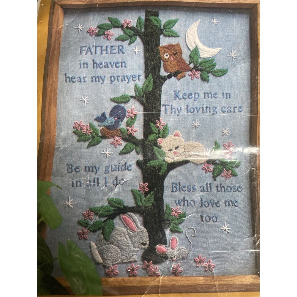 VTG 1979 Unopened Cross Stitch Kit #302 Child’s Prayer by The Creative Circle